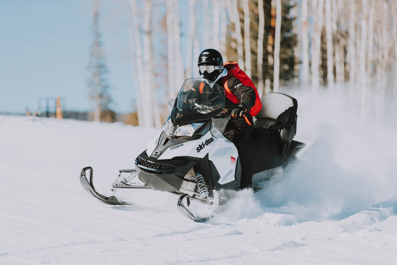 Things To Do Snowmobile at Elk Lake Lodge